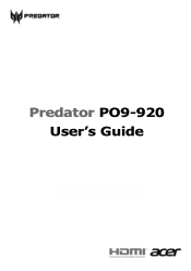 Acer PREDATOR ORION 9000 User Manual