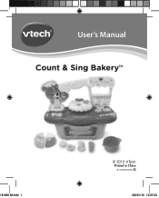 Vtech Count & Sing Bakery User Manual