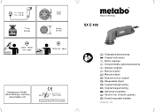 Metabo SX E 400 Operating Instructions