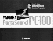 Yamaha PC-100 Owner's Manual (image)