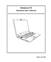 Asus Z84F Z84 User's Manual for English Edition (E2584)