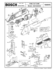 Bosch 1640VS Parts Diagram