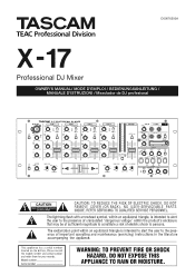 TASCAM X-17 Owners Manual