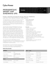 CyberPower PR3000RT2UC Datasheet