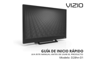 Vizio D28hn-D1 Quickstart Guide Spanish