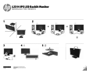 HP L2314 L2314 IPS LED Backlit Monitor Optimal Resolution: 1920 x 1080 60 Hz