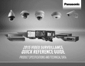 Panasonic WV-SPV781L 2015 Panasonic Video Surveillance Catalog