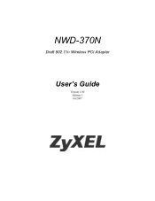 ZyXEL NWD-370N User Guide