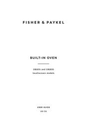 Fisher and Paykel OB30DPPTX1 User Guide
