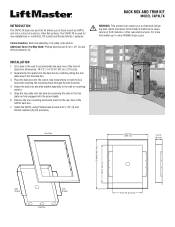 LiftMaster CAPXLTK Installation Manual - English French Spanish