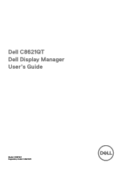 Dell C8621QT Display Manager Users Guide