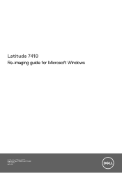 Dell Latitude 7410 Re-imaging guide for Microsoft Windows