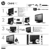 HP Omni 105-5100 Setup Poster (Page 1)