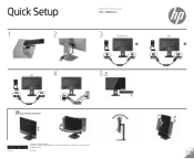 HP VH24 Quick Setup Guide