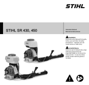 Stihl SR 430 Instruction Manual