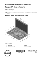 Dell Latitude E6530 User Manual