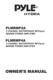 Pyle PLMRMP4A PLMRMP2A Manual 1