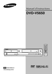 Samsung DVD-V5650 User Manual (user Manual) (ver.1.0) (English, French)