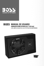 Boss Audio B12ES User Manual in Spanish