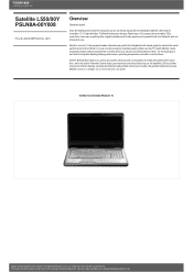 Toshiba Satellite L550 PSLN8A-00Y008 Detailed Specs for Satellite L550 PSLN8A-00Y008 AU/NZ; English