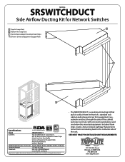 Tripp Lite SRSWITCHDUCT Submittal Drawings