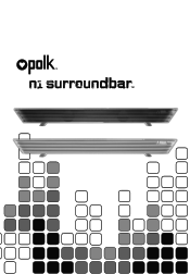 Polk Audio N1 N1 Gaming Sound Bar Owner's Manual