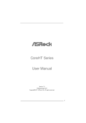 ASRock CoreHT User Manual