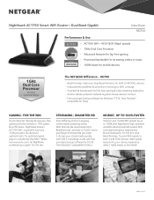 Netgear R6700 Product Data Sheet