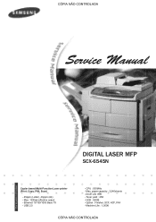 Samsung SCX-6545N Service Manual