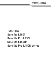 Toshiba Satellite L450 Users Manual Canada; English