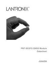 Lantronix PNT Series PNT-SG3FS GNSS Module Datasheet