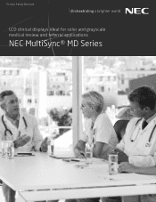 NEC MD322C8 MD Series Clinical Specification Brochure