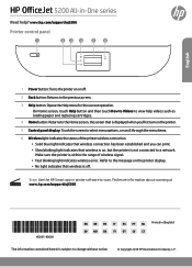 HP Officejet 5000 Reference Guide