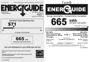 Viking FDFB5361R Energy Guide