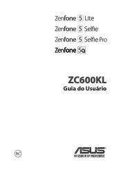 Asus ZenFone 5 Selfie Pro ZC600KL Brazil-Portuguese Version E-manual