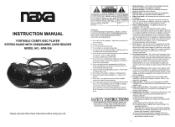 Naxa NPB-256 NPB-256 English Manual