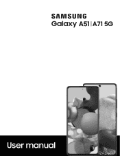Samsung Galaxy A71 5G T-Mobile User Manual