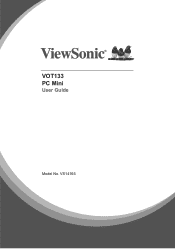 ViewSonic VOT133 VOT133 User Guide (English)
