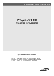 Samsung SP-M255 User Manual (user Manual) (ver.1.0) (Spanish)