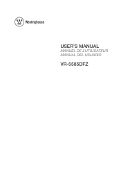 Westinghouse VR5585DFZ User Manual