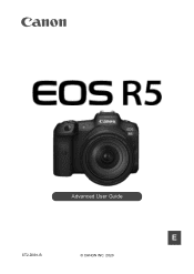 Canon EOS R5 Advanced User Guide