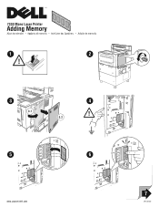 Dell 7330dn Mono Laser Printer Upgrade Memory Instruction
