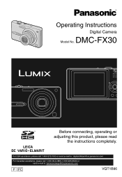 Panasonic DMC-FX30A Digital Still Camera