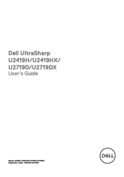 Dell U2719D Users Guide