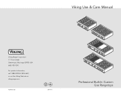 Viking VGRT5366BSS Use and Care Manual