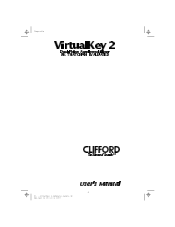 Clifford VirtualKey 2 UK 83-594-1 Owners Guide