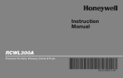 Honeywell RCWL300 Owner's Manual