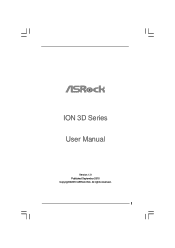ASRock ION 3D 152DL User Manual