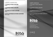 Boss Audio OX4.400 User Manual