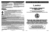 Lasko CT32960 User Manual